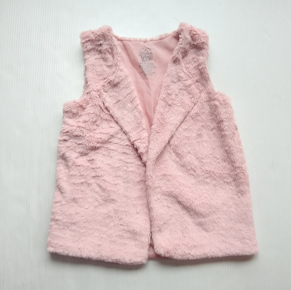 Faded Glory Other - FADED GLORY • faux fur blush pink vest jacket